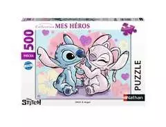 Nathan puzzle 500 p - Stitch & Angel / Disney - Image 1 - Cliquer pour agrandir