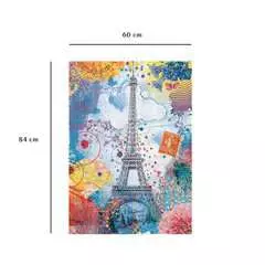 Nathan puzzle 1500 p - Tour Eiffel multicolore - Image 6 - Cliquer pour agrandir