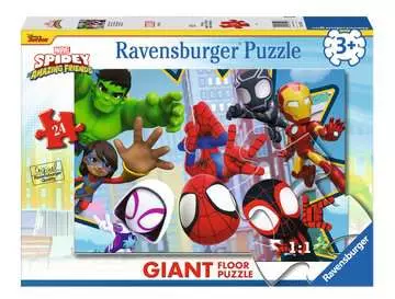 Puzzle Giant 24 p - Une équipe fantastique / Spidey Puzzle;Puzzle enfant - Image 1 - Ravensburger