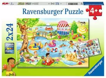 Puzzles 2x24 p - Loisirs au lac Puzzle;Puzzle enfant - Image 1 - Ravensburger