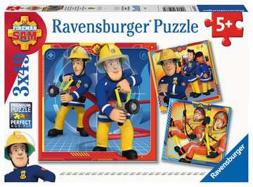 Puzzle Géant de Sol - Le Pompier Sam Ravensburger-05446 24 pièces