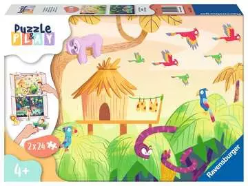Puzzle & Play - 2x24 p - Exploration de la jungle Puzzle;Puzzle enfant - Image 1 - Ravensburger