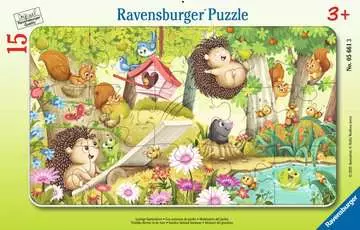 Puzzle cadre 15 p - Les animaux du jardin Puzzle;Puzzle enfant - Image 1 - Ravensburger
