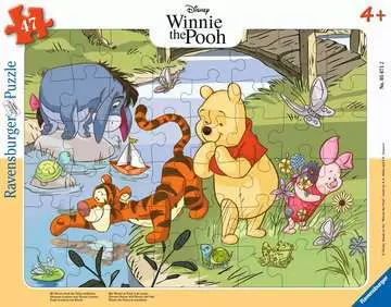 Puzzle cadre 30-48 p - Découvre la nature avec Winnie l ourson Puzzle;Puzzle enfant - Image 1 - Ravensburger