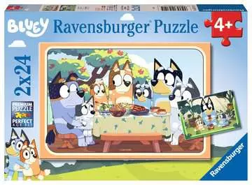 Puzzles 2x24 p - C est parti avec Bluey ! Puzzle;Puzzle enfant - Image 1 - Ravensburger