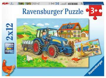 Ravensburger - Puzzle Enfant - Puzzles 2x12 p - …