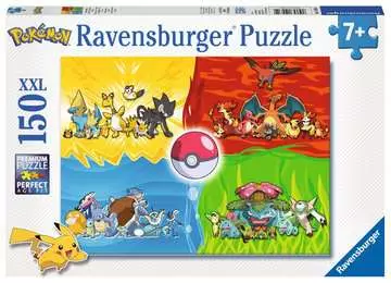 Puzzle 150 p XXL - Les différents types de Pokémon Puzzle;Puzzle enfant - Image 1 - Ravensburger