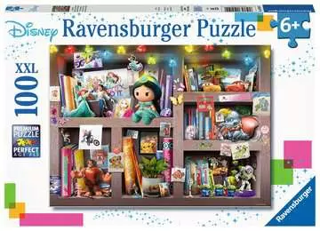 Puzzle 100 p XXL - L étagère du collectionneur Disney Puzzle;Puzzle enfant - Image 1 - Ravensburger