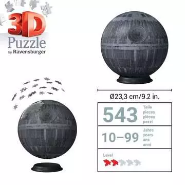 Puzzle 3D Ball 540 p - Etoile de la mort / Star Wars Puzzle 3D;Puzzles 3D Ronds - Image 5 - Ravensburger