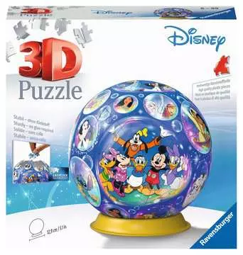 Puzzle 3D Ball 72 p - Disney Multipropriétés Puzzle 3D;Puzzles 3D Ronds - Image 1 - Ravensburger