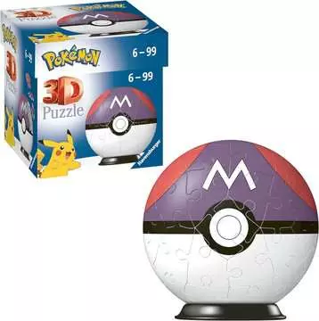Puzzle 3D Ball 54 p - Master Ball / Pokémon Puzzle 3D;Puzzles 3D Ronds - Image 3 - Ravensburger