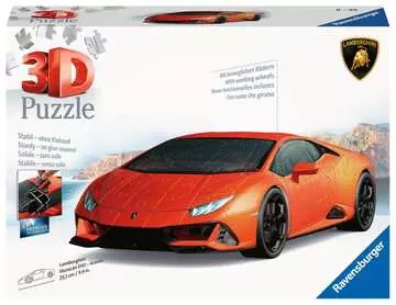 Puzzle 3D Lamborghini Huracán EVO orange Puzzle 3D;Puzzles 3D Objets iconiques - Image 1 - Ravensburger