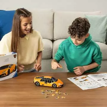 Puzzle 3D Lamborghini Huracán EVO orange Puzzle 3D;Puzzles 3D Objets iconiques - Image 3 - Ravensburger