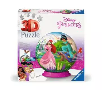 Puzzle 3D Ball 72 p - Disney Princesses Puzzle 3D;Puzzles 3D Ronds - Image 1 - Ravensburger