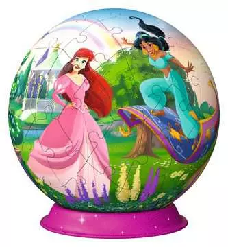 Puzzle 3D Ball 72 p - Disney Princesses Puzzle 3D;Puzzles 3D Ronds - Image 2 - Ravensburger