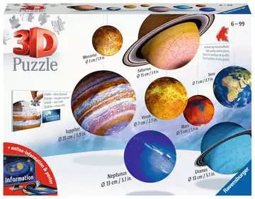 Puzzle 3D Système solaire Puzzle 3D;Puzzles 3D Ronds - Image 1 - Ravensburger