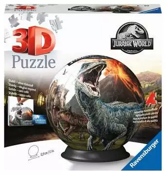 Puzzle 3D rond 72 p - Jurassic World Puzzle 3D;Puzzles 3D Ronds - Image 1 - Ravensburger