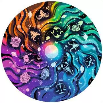 Puzzle rond 500 p - Astrologie (Circle of Colors) Puzzle;Puzzle adulte - Image 2 - Ravensburger