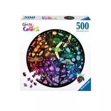 Puzzle rond 500 p - Insectes (Circle of Colors) Puzzle;Puzzle adulte - Image 1 - Ravensburger