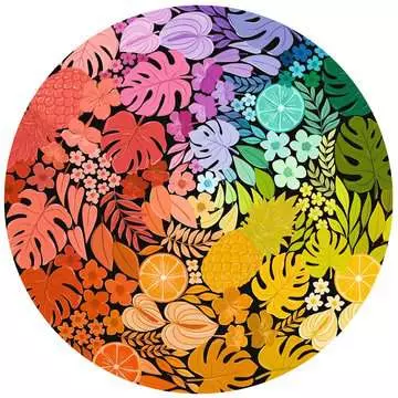 Puzzle rond 500 p - Tropical (Circle of Colors) Puzzle;Puzzle adulte - Image 2 - Ravensburger
