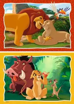 Puzzles 2x24 p - L histoire de la vie / Disney Le Roi Lion Puzzle;Puzzle enfant - Image 4 - Ravensburger