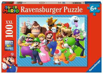 Puzzle 100 p XXL - Let's-a-go ! / Super Mario