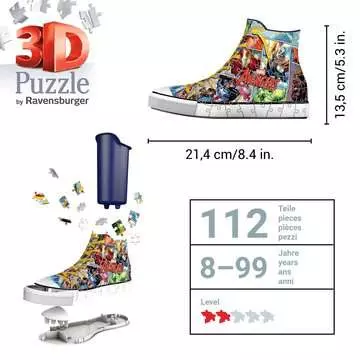 Puzzle 3D Sneaker - Marvel Avengers Puzzle 3D;Puzzles 3D Objets à fonction - Image 5 - Ravensburger