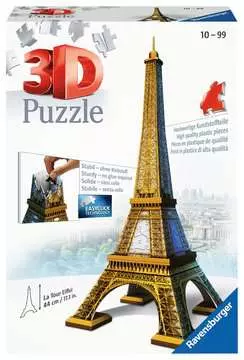 Puzzle 3D Tour Eiffel Puzzle 3D;Puzzles 3D Objets iconiques - Image 1 - Ravensburger