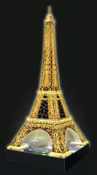 Puzzle 3D Tour Eiffel illuminée Puzzle 3D;Puzzles 3D Objets iconiques - Image 4 - Ravensburger
