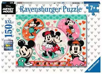 Puzzle 150 p XXL - Mickey et Minnie amoureux / Disney Mickey Mouse Puzzle;Puzzle enfant - Image 1 - Ravensburger