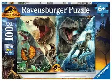 Puzzle 100 p XXL - Les espèces de dinosaures / Jurassic World 3 Puzzle;Puzzle enfant - Image 1 - Ravensburger
