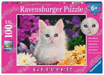 Puzzle 100 p XXL - Chat à paillettes (Collection Paillettes) Puzzle;Puzzle enfant - Image 1 - Ravensburger