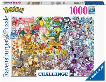 Puzzle 1000 p - Pokémon (Challenge Puzzle), Puzzle adulte, Puzzle, Produits