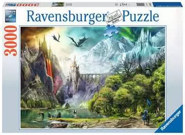 Puzzle 3000 p - Règne des dragons Puzzle;Puzzle adulte - Image 1 - Ravensburger