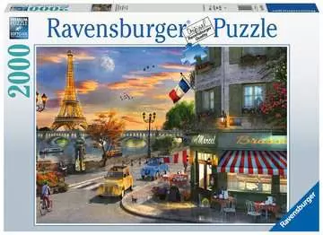 Puzzle 2000 p - Une soirée romantique à Paris Puzzle;Puzzle adulte - Image 1 - Ravensburger