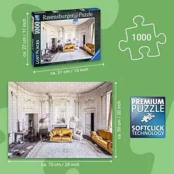 Puzzle 1000 p - Le salon (Lost Places) Puzzle;Puzzle adulte - Image 4 - Ravensburger