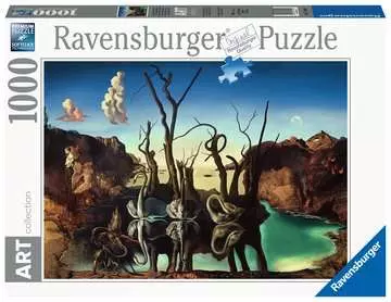 Puzzle 1000 p Art collection - Cygnes se reflétant en éléphants / Salvador Dali Puzzle;Puzzle adulte - Image 1 - Ravensburger