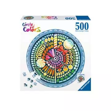 Puzzle rond 500 p - Bonbons (Circle of Colors) Puzzle;Puzzle adulte - Image 1 - Ravensburger