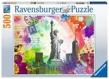 Puzzle 500 p - Carte postale de New York Puzzle;Puzzle adulte - Image 1 - Ravensburger
