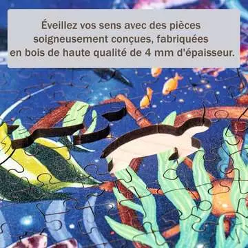 Puzzle en bois - Rectangulaire - 500 pcs - Monde marin coloré Puzzle;Puzzle adulte - Image 7 - Ravensburger