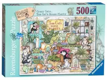 Puzzle 500 p - Tom Cat s House Plants Puzzle;Puzzle adulte - Image 1 - Ravensburger