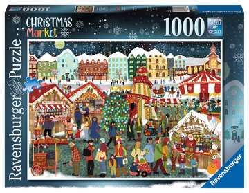 Puzzle 1000 p - Le marché de Noël, Puzzle adulte