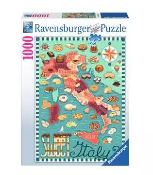 Puzzle 1000 p - Tournée des desserts italiens Puzzle;Puzzle adulte - Image 1 - Ravensburger