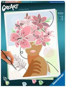 CreArt - 30x40 cm - Flowers on my mind Loisirs créatifs;Peinture - Numéro d art - Image 1 - Ravensburger