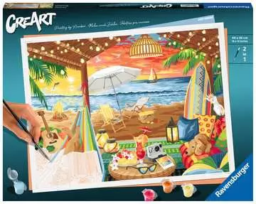 CreArt - 30x40 cm - Cozy Cabana Loisirs créatifs;Peinture - Numéro d art - Image 1 - Ravensburger