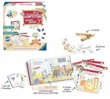 Lis et joue avec Maki - Les lettres Jeux éducatifs;Premiers apprentissages - Image 3 - Ravensburger