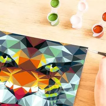 CreArt - 24x30 cm - Polygon Tiger Loisirs créatifs;Création d objets - Image 6 - Ravensburger