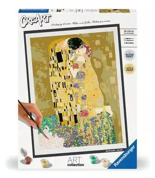 CreArt - 30x40 cm - Klimt - The Kiss Loisirs créatifs;Peinture - Numéro d art - Image 1 - Ravensburger