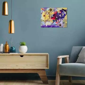 CreArt - 30x40 cm - Kandinsky : Yellow, Red, Blue Loisirs créatifs;Peinture - Numéro d art - Image 5 - Ravensburger