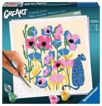 CreArt - 20x20 cm - Poppy, Peinture - Numéro d'art